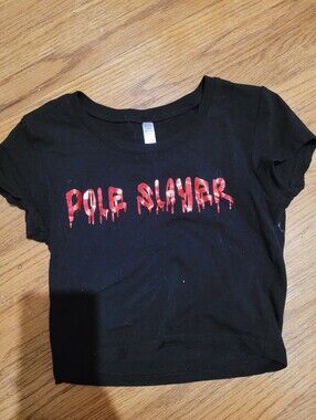 Cleo The Hurricane - Pole Slayer - Size Small - Pole Dance Crop Top